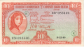 Ireland, Republic Of 10 Shillings, Prefix 65F, 5.12.1940